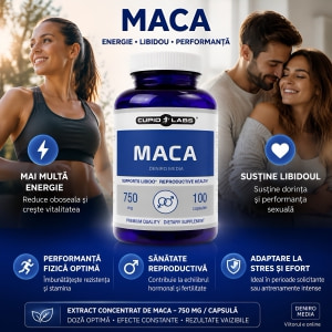 Pastile Maca 750mg 100 capsule Thumb 3