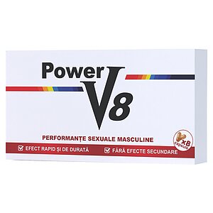 Pastile Pentru Erecție Și Potență Power V8 8buc
