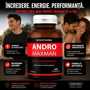 Pastile Pentru Mărirea Penisului Andro MaxMan 60buc Thumb 2