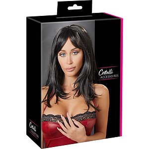 Perucă Cottelli Collection Long Black Wig Thumb 3