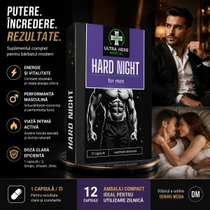 Pills Hard Night 12 Capsule: Potență Pentru Bărbați Thumb 1