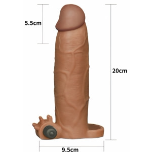 Pleasure X-Tender Extensie Penis +7,6 cm Vibrant Lovetoy Thumb 6