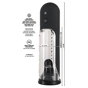 Pompă Mărire Penis Rebel Automatic Negru Thumb 6