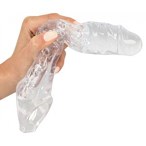 Prelungitor Crystal Skin Penis Sleeve Transparent Thumb 4