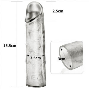 Prelungitor Penis Flawless Add 1 Transparent Thumb 3