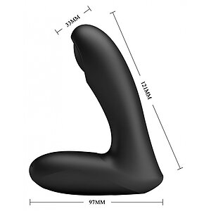 Stimulator Prostată Pretty Love Archenemy App Negru Thumb 5