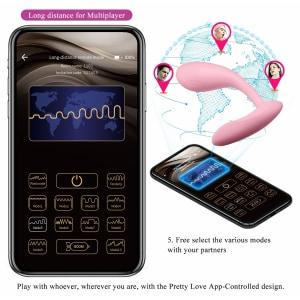 Pretty Love Baird: Vibrator Punctul G 12 Moduri Reîncărcabil Roz Thumb 6