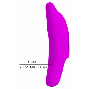 Pretty Love Delphini Vibrator De Deget 10 Funcții Mov Discret Thumb 5