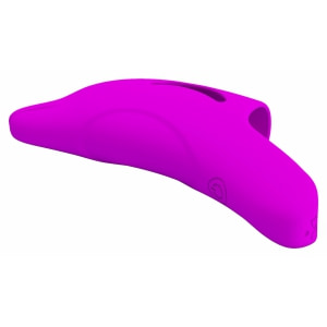 Pretty Love Delphini Vibrator De Deget 10 Funcții Mov Discret Thumb 1