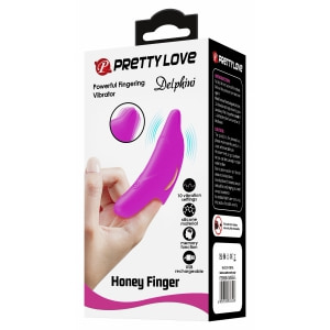 Pretty Love Delphini Vibrator De Deget 10 Funcții Mov Discret Thumb 8