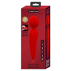 Pretty Love Meredith — Wand 7 Moduri, 21.5 cm, Roșu Thumb 7