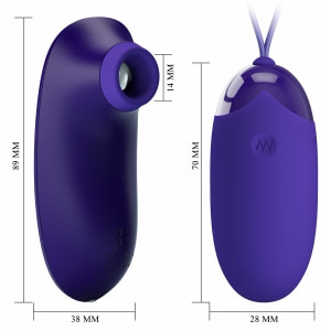 Pretty Love Orthus — Ou Vibrator 12 Funcții, Reîncărcabil Violet Thumb 5