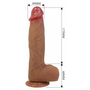 Pretty Love Orton - Dildo Realist Din silicon, Ventuză Thumb 5