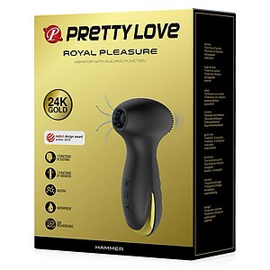 Stimulator Clitoris Pretty Love Royal Pleasure Negru Thumb 4