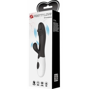 Pretty Love Snappy Black — Iepuraș Dual, 30 Moduri Negru Thumb 7