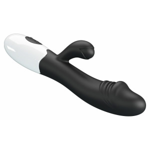Pretty Love Snappy Black — Iepuraș Dual, 30 Moduri Negru Thumb 2