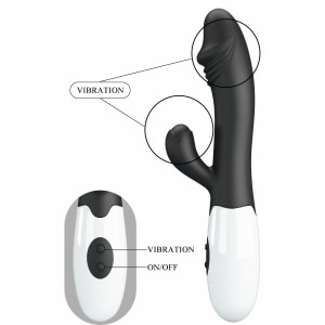 Pretty Love Snappy Black — Iepuraș Dual, 30 Moduri Negru Thumb 6