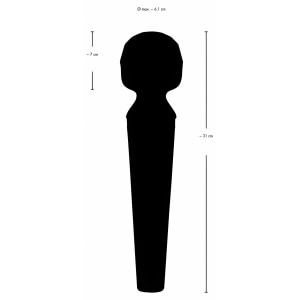 Rechargeable Power Wand You2Toys Negru Thumb 6