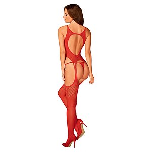 Catsuit Obsessive N122 Roșu S-L Thumb 1