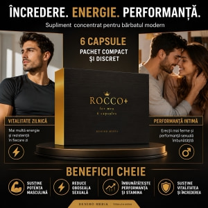 ROCCO Pills - 6 Capsule Pentru Potență Discretă Thumb 3