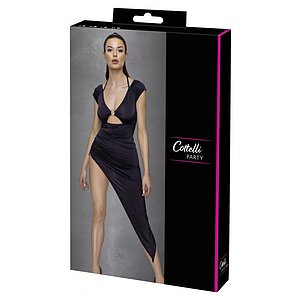 Rochie Cottelli Collection Ruffles Negru M Thumb 6