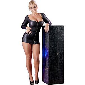 Rochie Cottelli Collection Sparkly Zip Negru