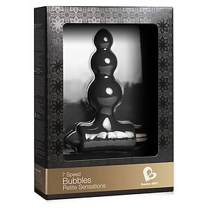Bile Anale Vibrante Rocks-Off Bubbles Negru Thumb 1