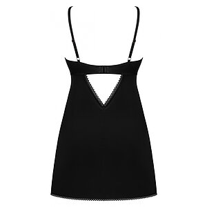 Chemise Obsessive Rosenty Negru XL-2XL Thumb 3