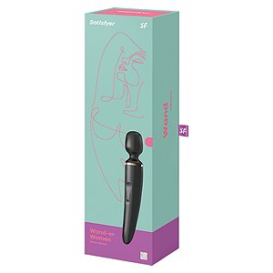 Vibrator Magic Wand Satisfyer Negru Thumb 6