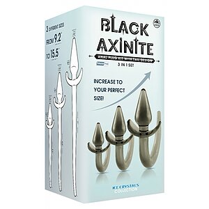 Set 3 în 1 Plug Anal cu Cozi Decorative Gri Thumb 1