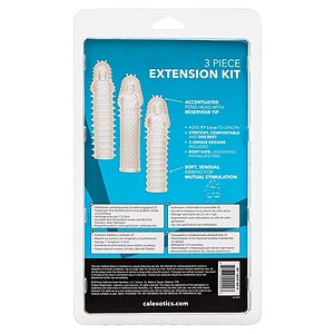 Set 3 Piese Prelungitoare Extension Transparent Thumb 2