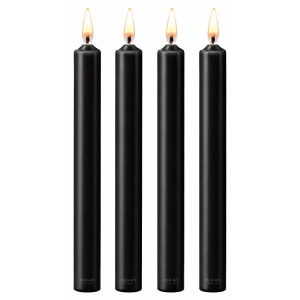 Set 4 Lumânări Negru