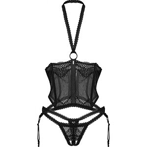 Set Obsessive Alliane Negru S-M Thumb 2