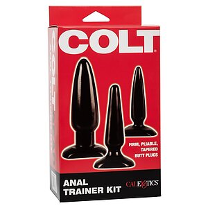 Set Anal Plug Colț Negru Thumb 1