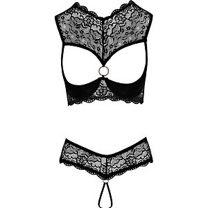 Set Cottelli Collection Agnes Negru S Thumb 3