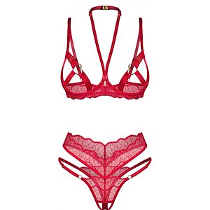 Set Obsessive Cupide Desir Roșu S-M Thumb 2