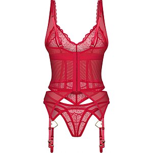Corset Obsessive Cupide Desir Roșu L-XL Thumb 2
