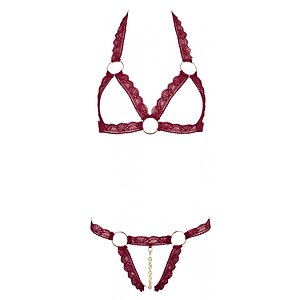 Set Cottelli Collection Maia Roșu M-L Thumb 3