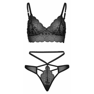 Set Leg Avenue Karla Negru S-M Thumb 2