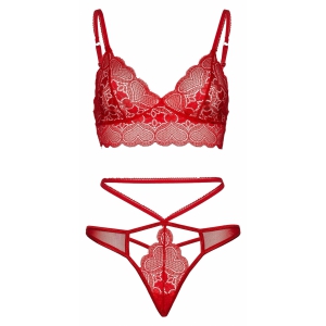 Set Leg Avenue Karla Roșu S-M Thumb 1