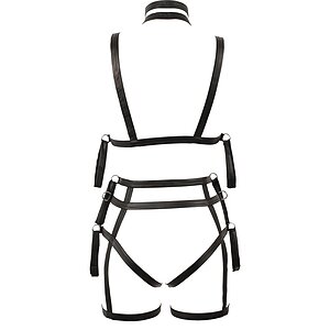 Set Lenjerie Bondage Negru S-M Thumb 5