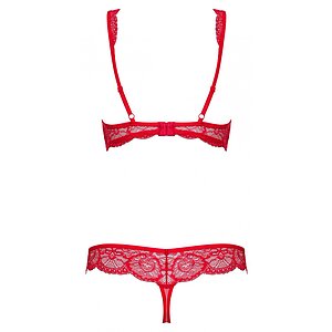 Set Obsessive 853-SET Roșu L-XL Thumb 3