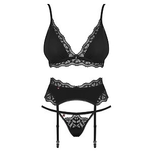 Set Obsessive Arisha Negru L-XL Thumb 2