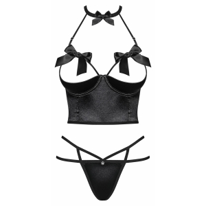 Set Obsessive Delishya Negru L-XL Thumb 2