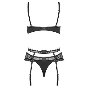 Set Obsessive Heartina Negru S-M Thumb 3