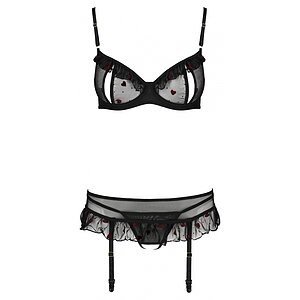 Set Passion Lovelia Negru S-M Thumb 2