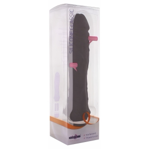 Seven Creations Vibrator Realist 25 cm Negru 7 Funcții Thumb 1