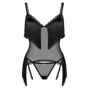 Corset Obsessive Sherila Negru XS-S Thumb 2