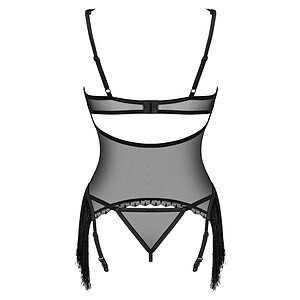 Corset Obsessive Sherila Negru XS-S Thumb 3