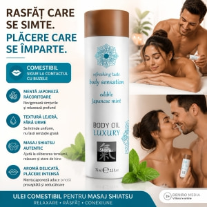 Shiatsu Luxury – Ulei Comestibil Menta Japoneză, 75 ml Thumb 2